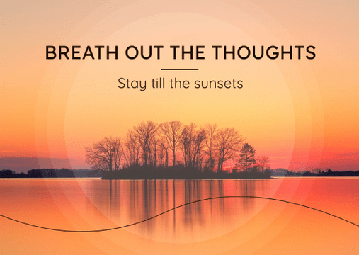 Postcard template: Stay Till The Sunset Postcard (Created by Visual Paradigm Online's Postcard maker)