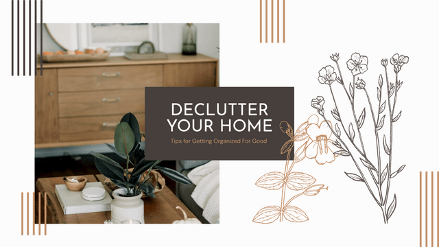 Declutter Your Home YouTube Channel Art