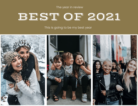 年度回顧照相簿 template: Best Of 2021 Year in Review Photo Book (Created by InfoART's 年度回顧照相簿 marker)