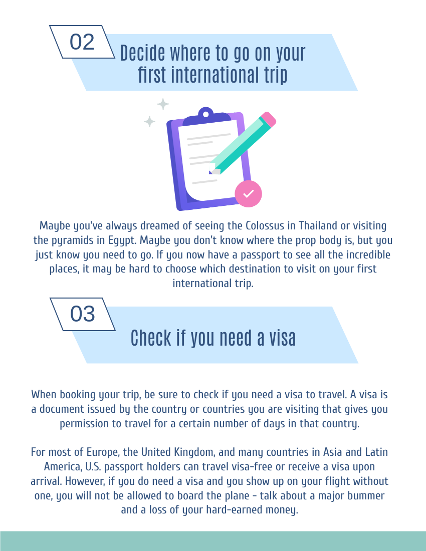 7 Helpful international travel tips for first-time travelers