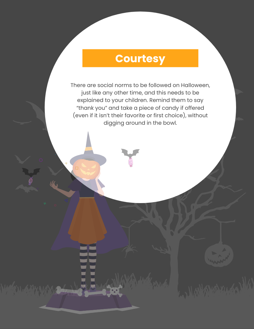 小冊子 模板。 How To Make Halloween Fun? (由 Visual Paradigm Online 的小冊子軟件製作)