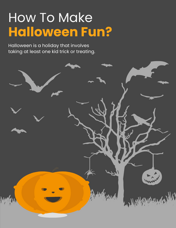 Booklets template: How To Make Halloween Fun? (Created by Visual Paradigm Online's Booklets maker)