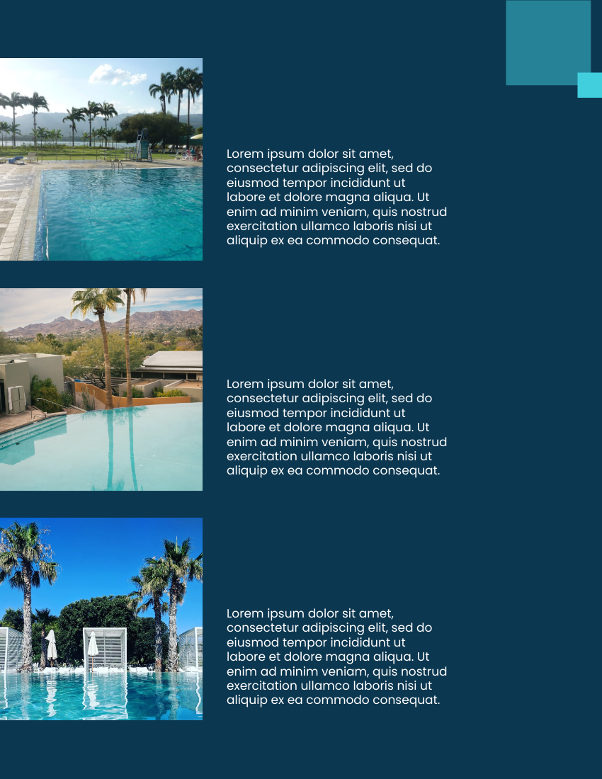 產品目錄 模板。 Hotel Catalog (由 Visual Paradigm Online 的產品目錄軟件製作)