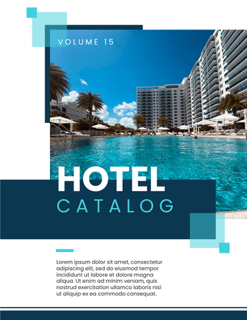 Catalog template: Hotel Catalog (Created by InfoART's  marker)