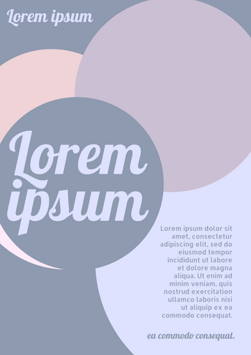 Poster template: Circular Artistic Poster (Created by Visual Paradigm Online's Poster maker)