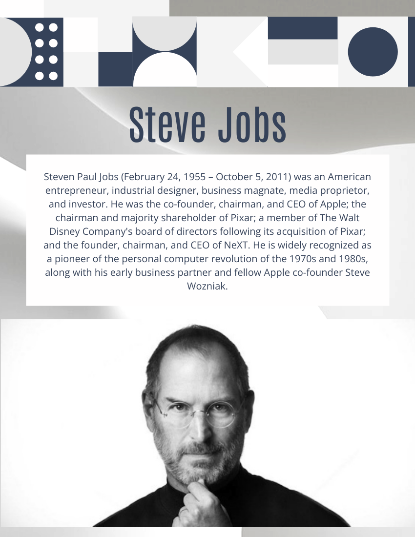 Steve Jobs Biography