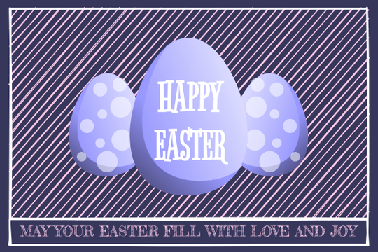 Editable greetingcards template:Easter Egg Greeting Card