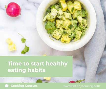 Healthy Cooking Courses Facebook Post