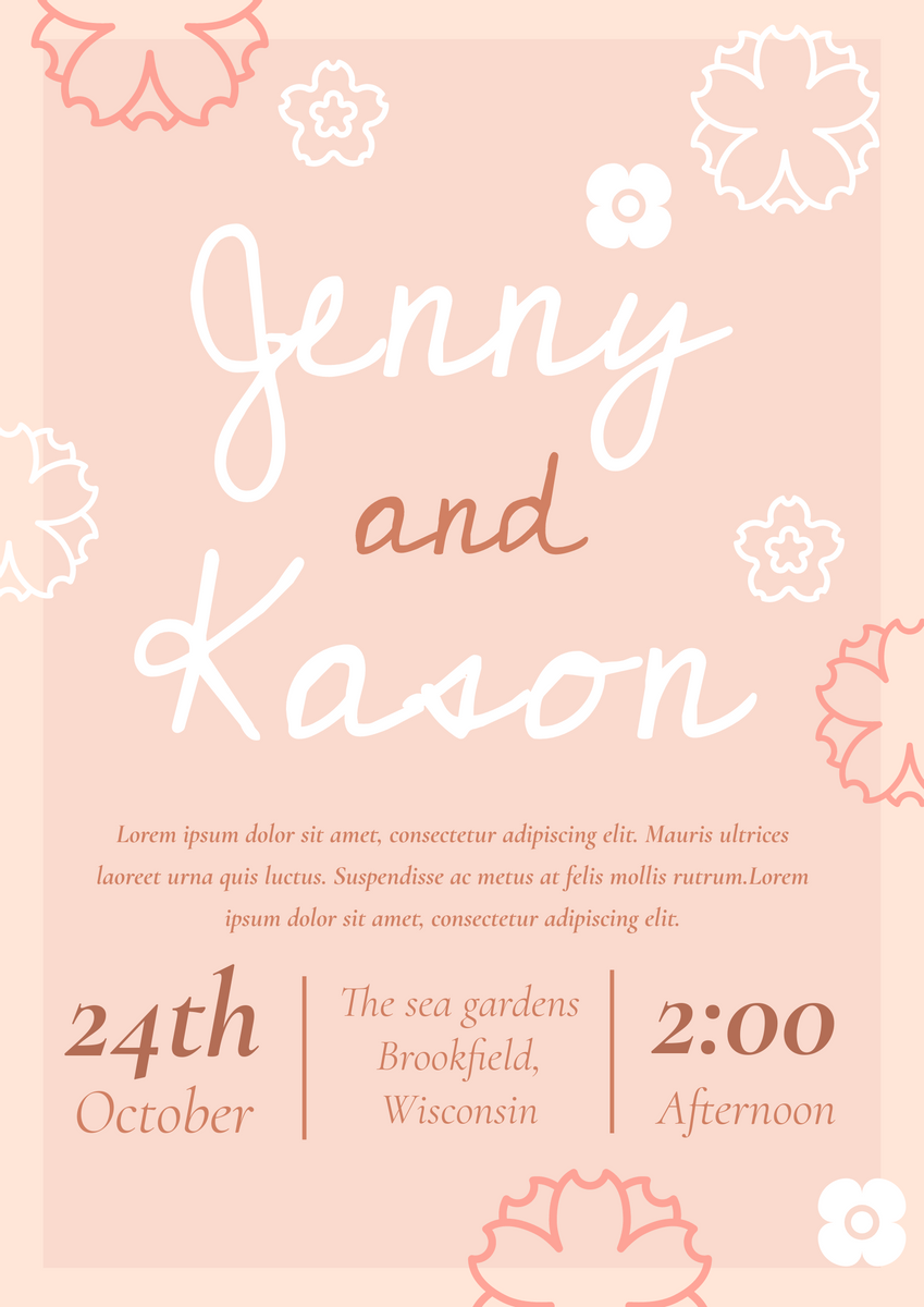 Wedding Party Poster