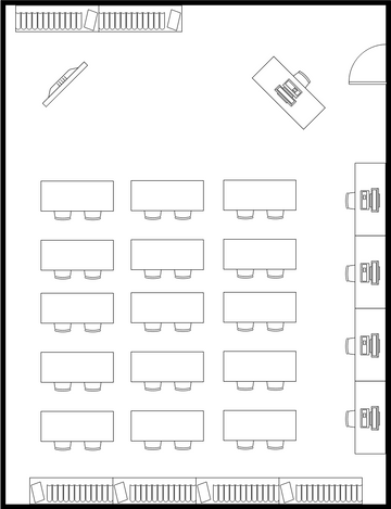 Seating Chart template: Classroom Seating Plan (Created by Visual Paradigm Online's Seating Chart maker)