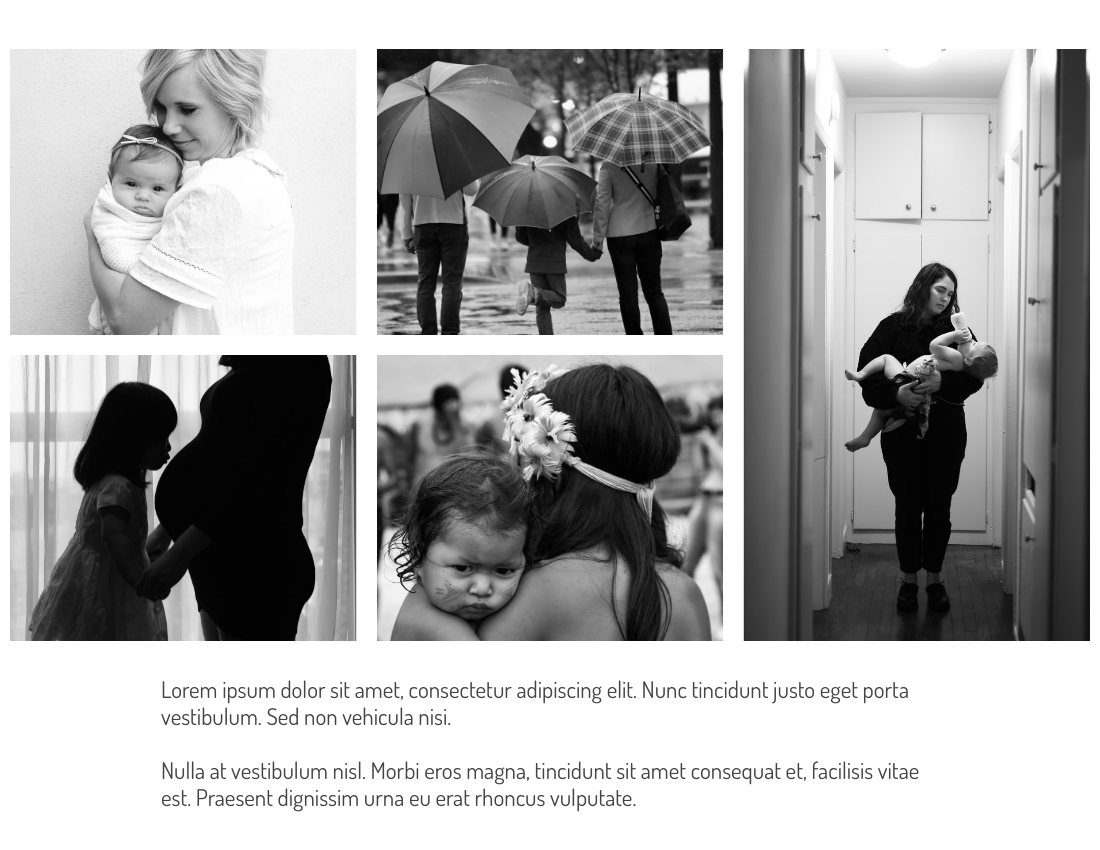 Celebration Photo Book template: Mother's Day Celebration Photo Book (Created by Visual Paradigm Online's Celebration Photo Book maker)