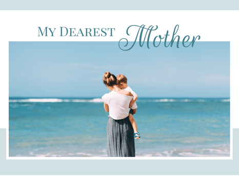 庆祝活动照相簿 模板。Mother's Day Celebration Photo Book (由 Visual Paradigm Online 的庆祝活动照相簿软件制作)