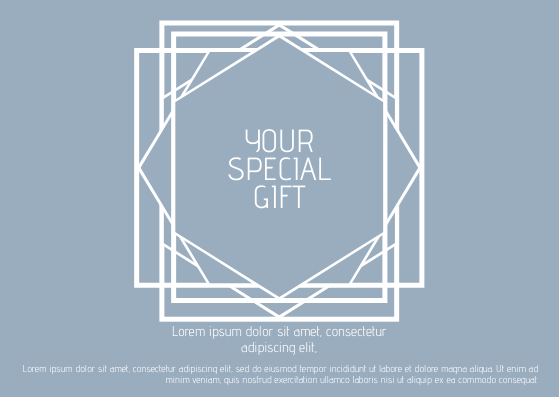 Gift Card template: Your Special Gift Card (Created by Visual Paradigm Online's Gift Card maker)