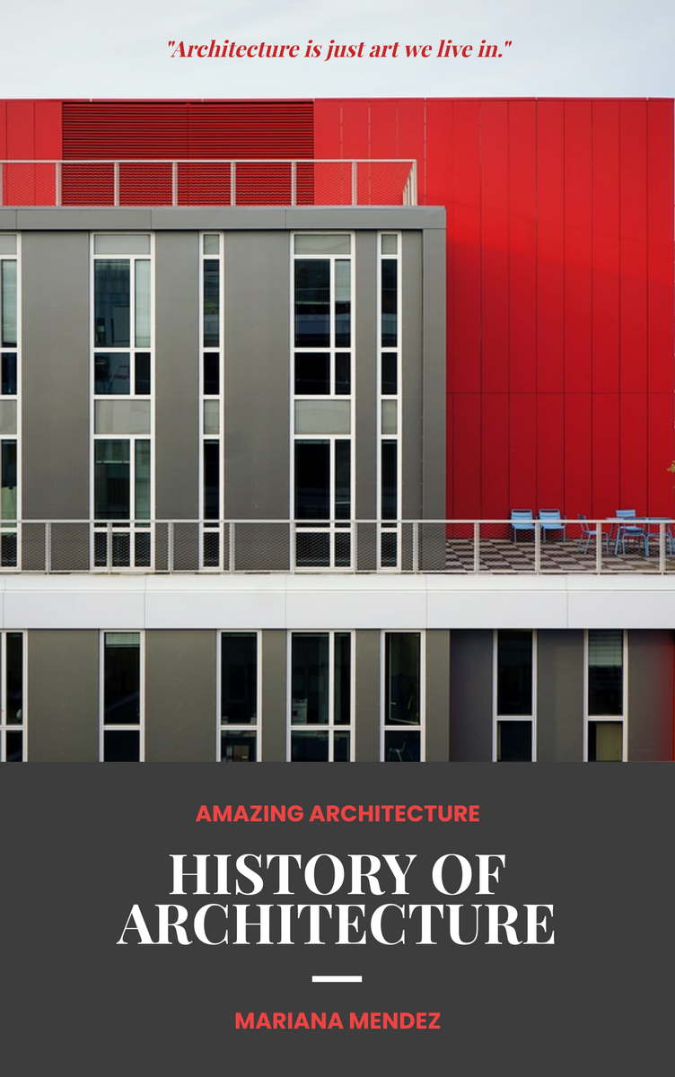 Book Cover template: History Of Architecture Book Cover (Created by Visual Paradigm Online's Book Cover maker)