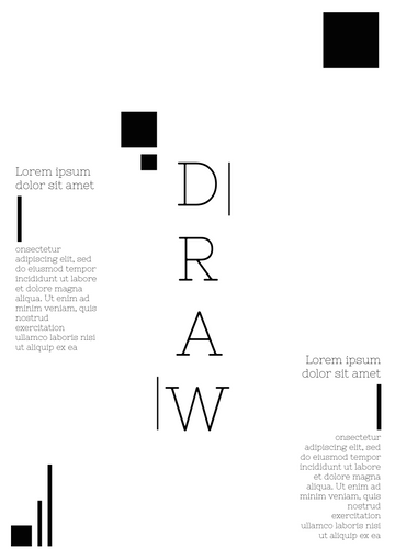 Artistic Drawing Activity Poster