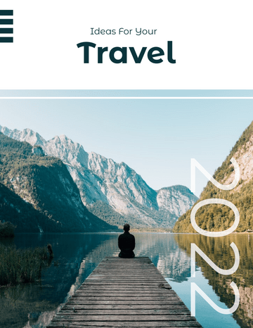 Booklet template: Travelling Guide Booklet (Created by InfoART's  marker)