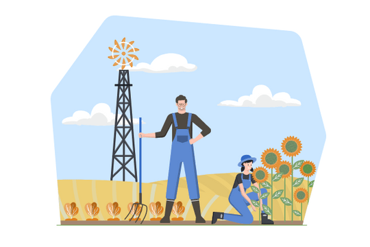Farming Illustration