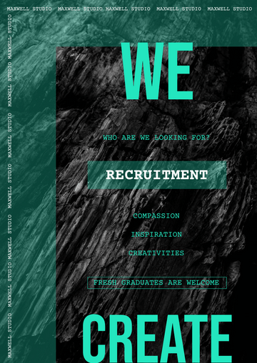 Flyer template: Stylish Recruitment Flyer (Created by Visual Paradigm Online's Flyer maker)
