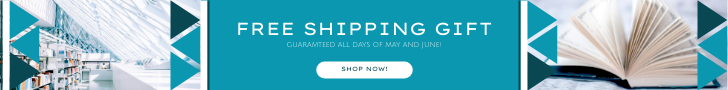 Blue Book Sell Free Shipping Gift Banner Ad