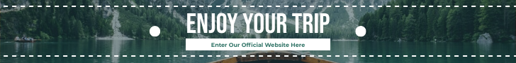 Banner Ad template: Enjoy Travel Enjoy Adventure Banner Ad (Created by Visual Paradigm Online's Banner Ad maker)