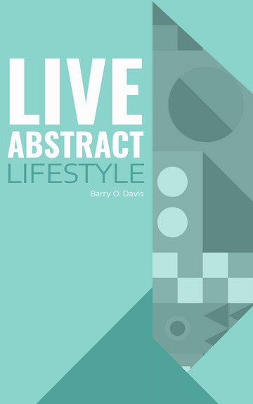 Editable bookcovers template:Abstract lifestyle book cover