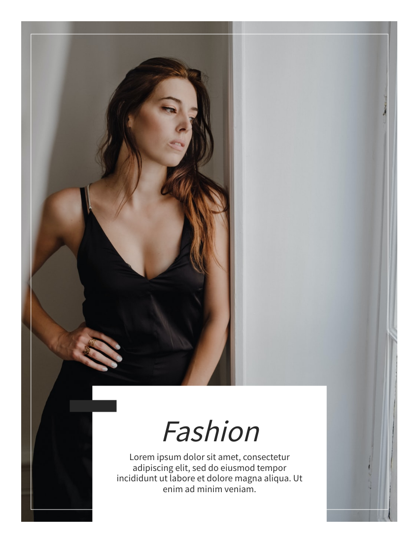 Fashion Lookbook Business Portfolio