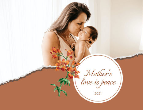 慶祝活動照相簿 template: Mother's Love Celebration Photo Book (Created by InfoART's 慶祝活動照相簿 marker)