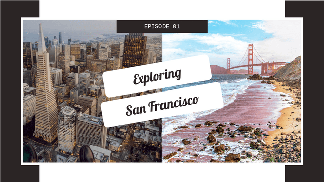 Exploring San Francisco Travelling YouTube Thumbnail