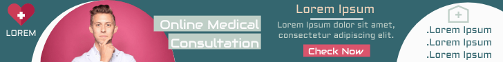 Banner Ad template: Online Medical Consultation Banner Ad (Created by InfoART's  marker)
