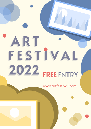 Flyer template: Art Festival Flyer (Created by Visual Paradigm Online's Flyer maker)