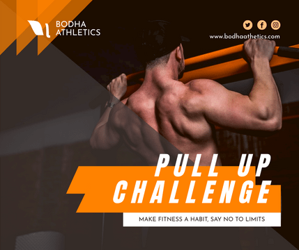 Facebook Post template: Pull Up Challenge Fitness Facebook Post (Created by Visual Paradigm Online's Facebook Post maker)