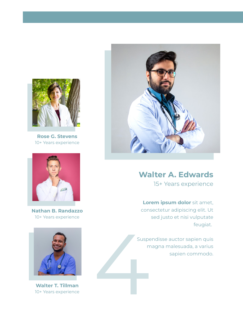 Booklet template: Hospital Booklet (Created by Visual Paradigm Online's Booklet maker)