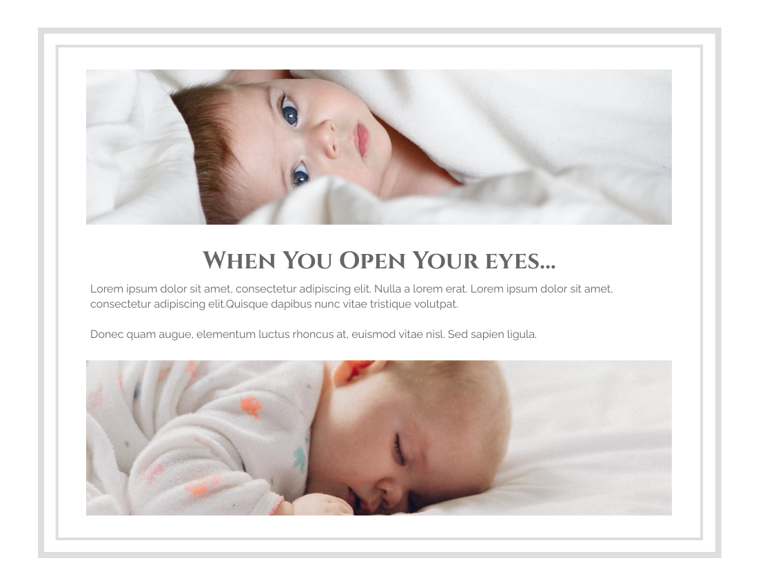 Baby Photo book template: Moments With Baby Photo Book (Created by Visual Paradigm Online's Baby Photo book maker)