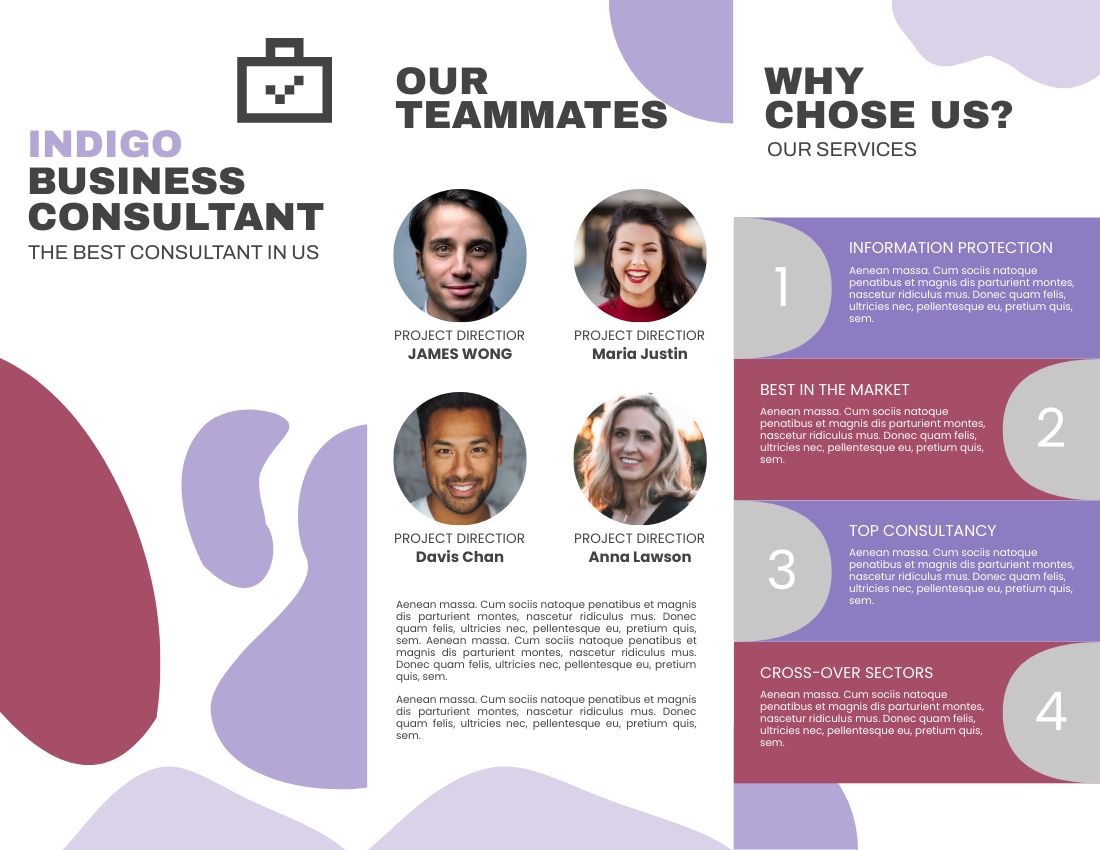 Brochure template: Business Consultancy Brochure (Created by InfoART's Brochure maker)