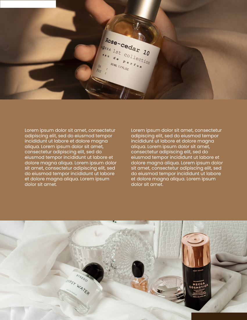 Catalog template: Perfume Catalog (Created by Flipbook's Catalog maker)
