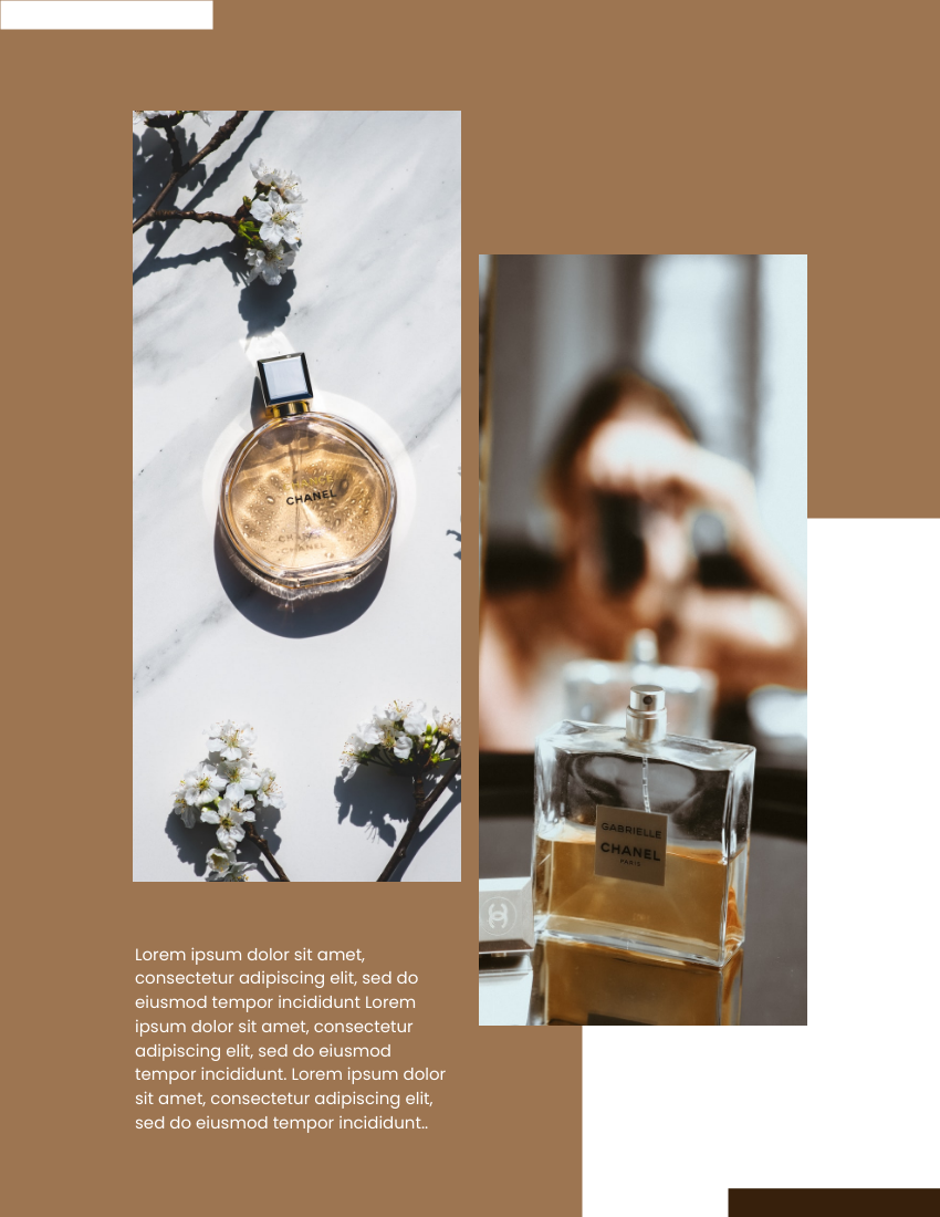 Catalog template: Perfume Catalog (Created by Visual Paradigm Online's Catalog maker)