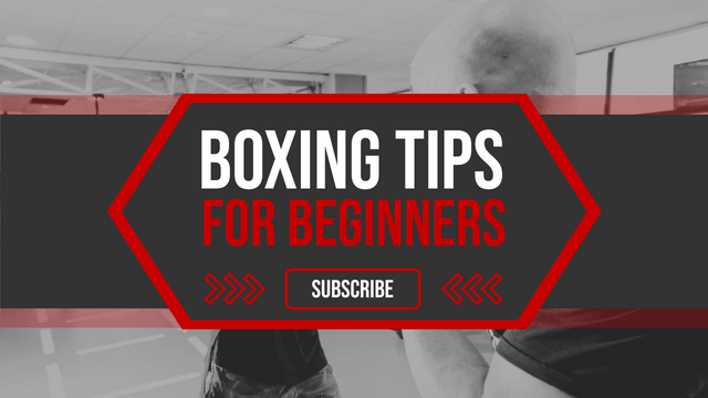 Editable youtubethumbnails template:Boxing Tip For Beginner YouTube Thumbnail