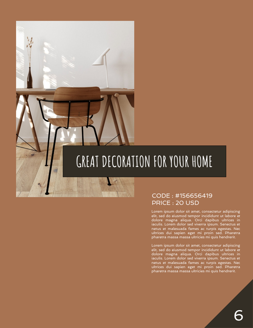 Booklet template: Sweet Home Catalog (Created by Flipbook's Booklet maker)