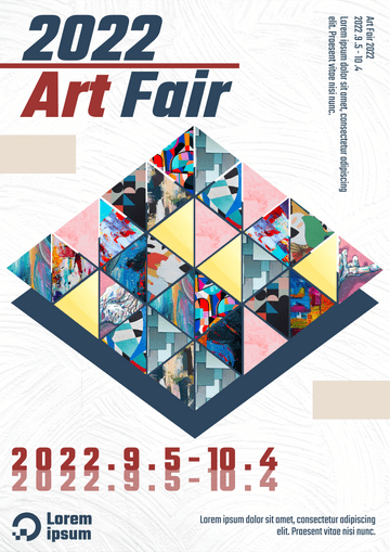 海報 template: Air Fair Poster (Created by InfoART's  marker)