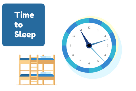 Medical template: Time To Sleep (Created by Visual Paradigm Online's Medical maker)