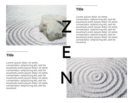 Brochure template: Zen Brochure (Created by Visual Paradigm Online's Brochure maker)