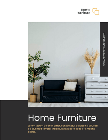 Catalog template: Home Furniture Catalog (Created by InfoART's  marker)