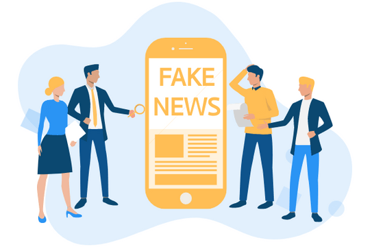 Technology Illustration template: Fake News Illustration (Created by Visual Paradigm Online's Technology Illustration maker)