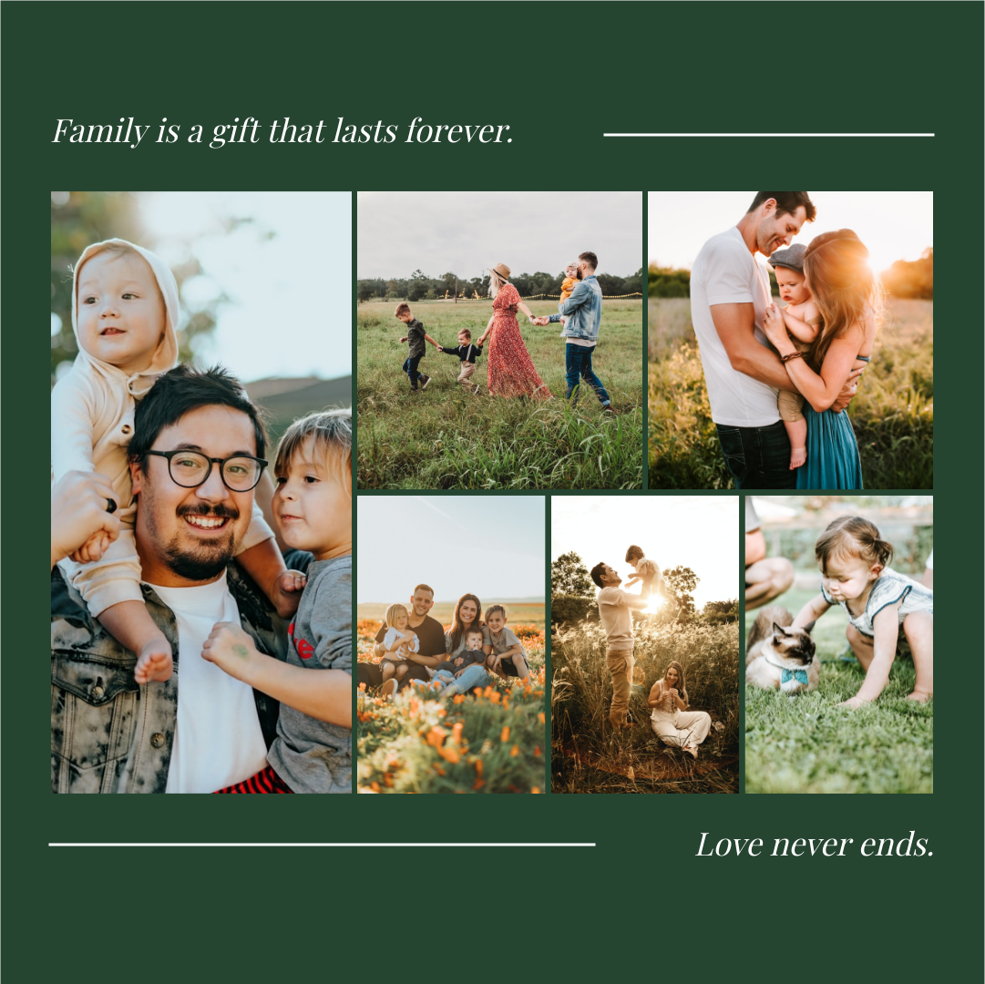 Photo Collage template: Family Is A Gift Photo Collage (Created by Collage's Photo Collage maker)