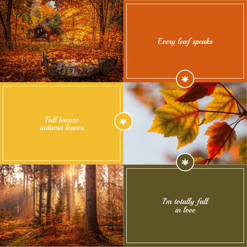 Instagram Posts template: Autumn Leaves Aesthetics Instagram Post (Created by Visual Paradigm Online's Instagram Posts maker)