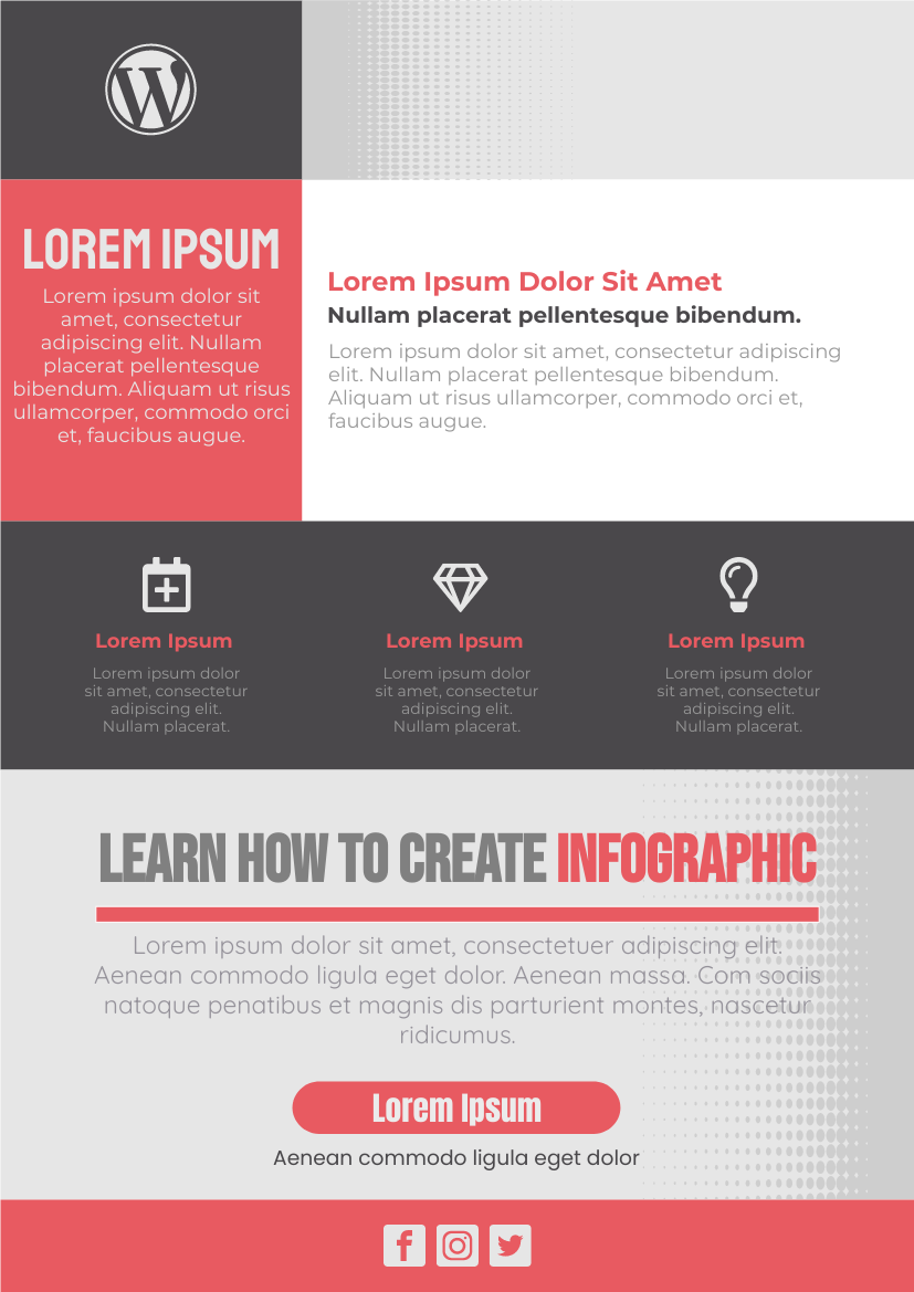Flyer template: Infographic Learning Flyer (Created by InfoART's Flyer maker)