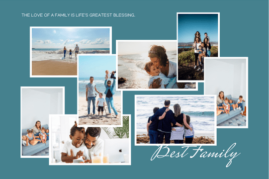 Greeting Cards template: Love Of A Family Greeting Card (Created by Visual Paradigm Online's Greeting Cards maker)