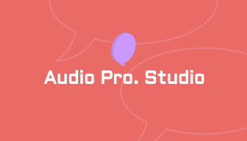 Business Card template: Red Audio Pro Business Cards (Created by Visual Paradigm Online's Business Card maker)