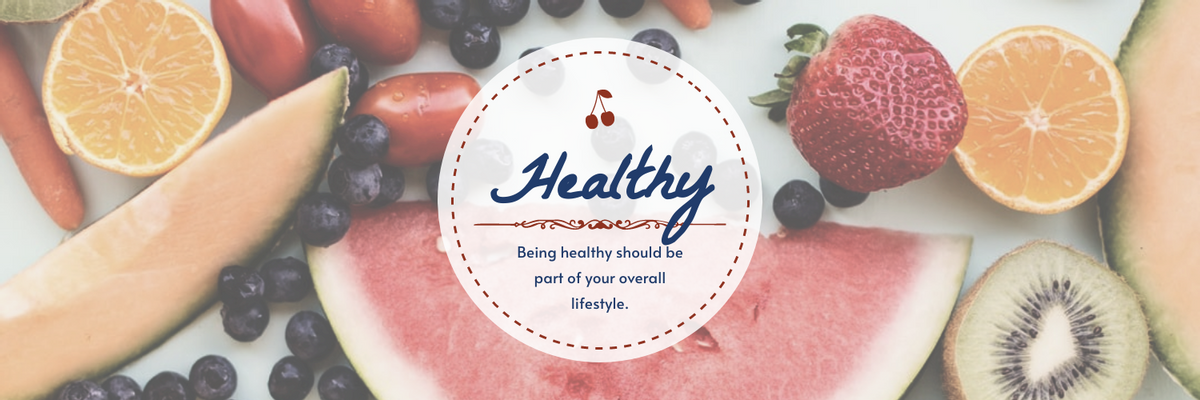 Simple Photography Twitter Header Promoting Healthy