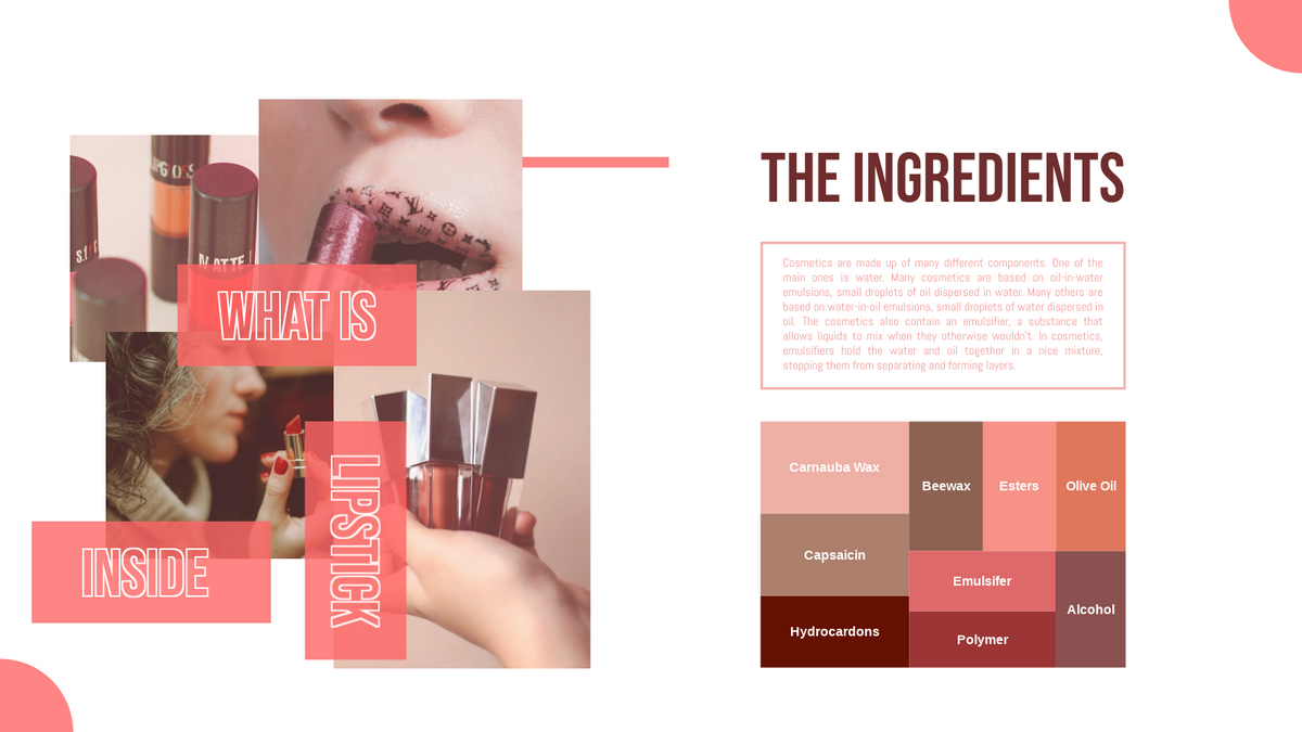 Lipsticks Ingredients Treemap